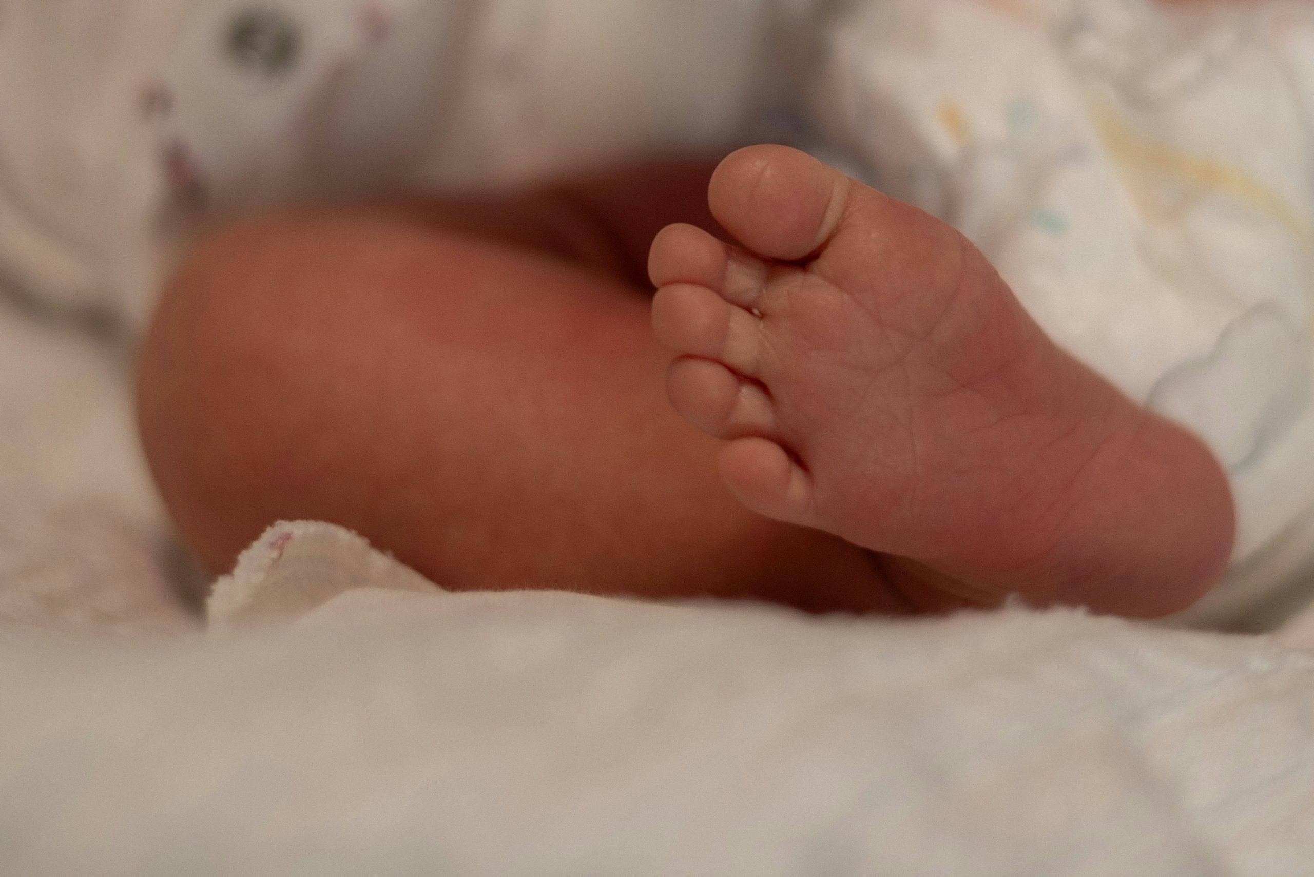 baby foot at baby naming ceremony